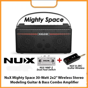 NUX Mighty Space Wireless Modeling Guitar Amp 30W