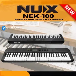 NUX NEK100 Portable Rechargeable Electronic Keyboard