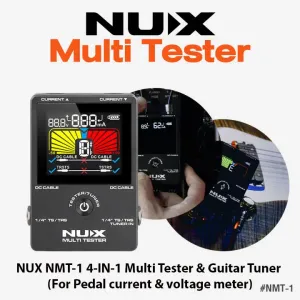 NUX NMT-1 4-IN-1 Multi Tester & Guitar Tuner