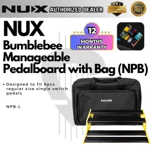 NuX NPB-L Bumblebee Guitar Pedal Board with Bag