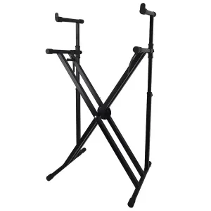 JYC D-X7 Heavy Duty Double Pipe Keyboard Stand