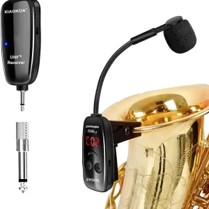 XIAOKOA UHF Wireless Instruments Microphone