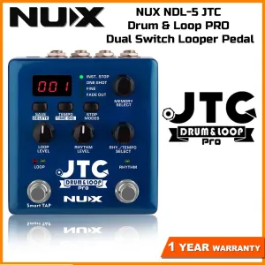 NUX NDL-5 JTC PRO Dual Switch Looper 6 Hrs Recording