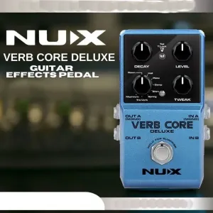 NUX Verb Core Deluxe Multi Reverb Guitar Pedal, 8 Types