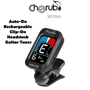 Cherub WST-645 Rechargeable Clip Tuner USB-C