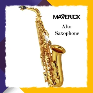 Maverick Eb Alto Saxophone Gold Full Set