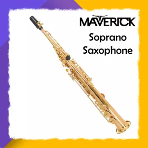 Maverick Soprano Saxophone Gold Lacquered