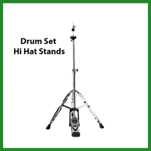 Generic Double Braced Hi Hat Stand - Nickel Finish