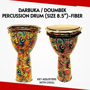Darbuka Doumbek Percussion Drum Multicolor Size 10