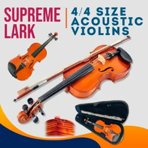 SUPREME LARK Violin 4/4 Natural Colour High Quality