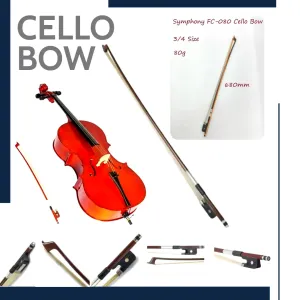 Neutral Brazilwood Cello Bow 3/4 Size