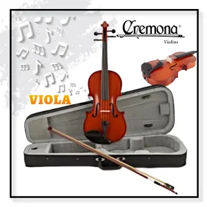 Cremona 16" Acoustic Viola Case Bow Rosin