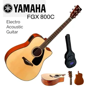 Yamaha FGX800C Solid Top Cutaway Acoustic-Electric Guitar