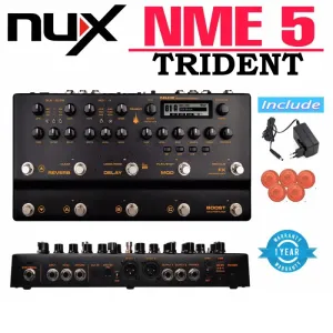 NUX Trident NME-5 Multi-Effect Guitar Pedal & Amp Modeler
