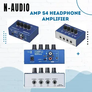 N Audio AMP-S4 4-channel Headphone Power Amplifier
