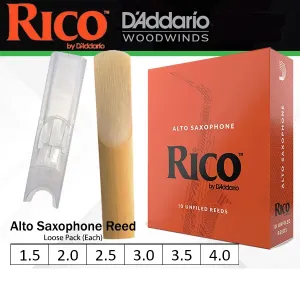 DAddario Rico Alto Saxophone Reeds 2.0 (Single Reed)