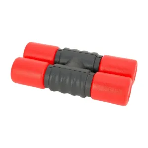 Drumfires Double Tube Twist Shaker Hand Percussion Red