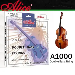 Alice A1000 Nickel Round Wound 4-String Double Bass Strings
