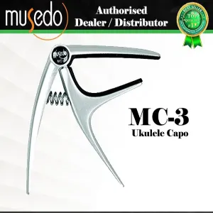 Musedo MC-3 Ukulele Capo Silver