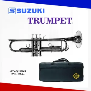 SUZUKI Silver Plated Musical Trumpet Bb Pitch