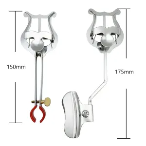 [Generic] Sheet Music Clip Lyre Metal Plating Holder