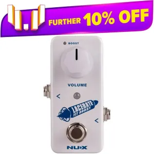 NUX LACERATE FET Boost Pedal - White