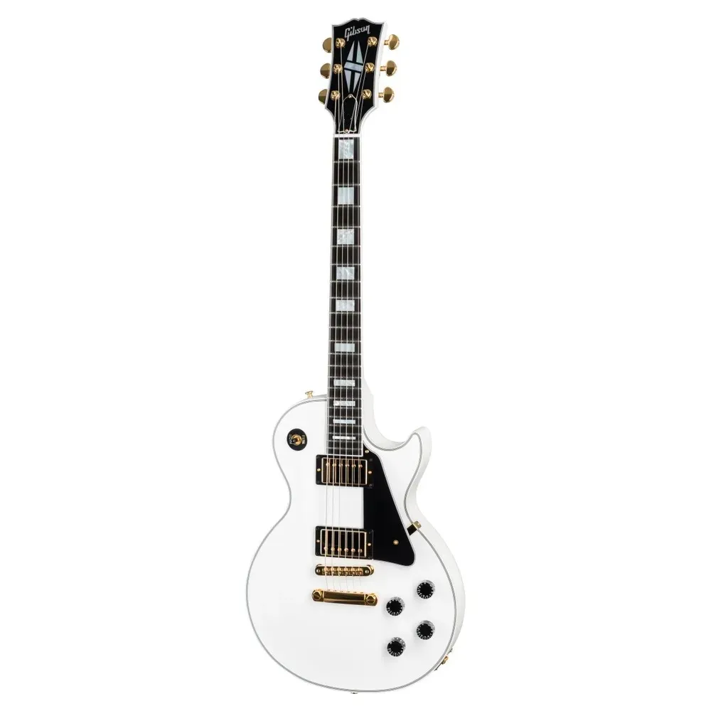 Gibson Les Paul Custom Electric Guitar Alpine White