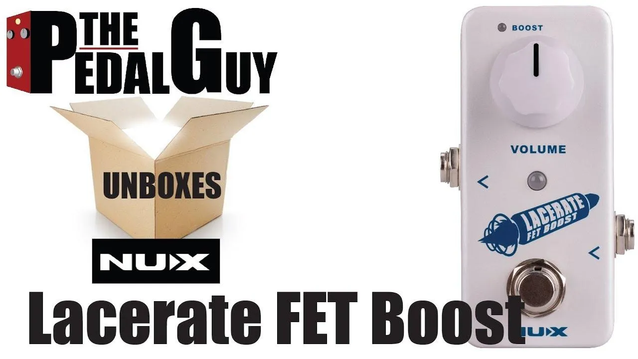 NUX LACERATE FET Boost Pedal - White - image 5