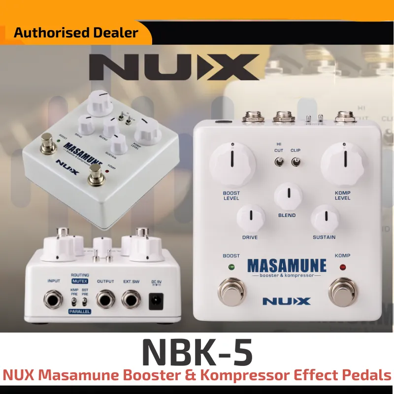 NUX NBK-5 MASAMUNE Booster & Compressor Stomp Box