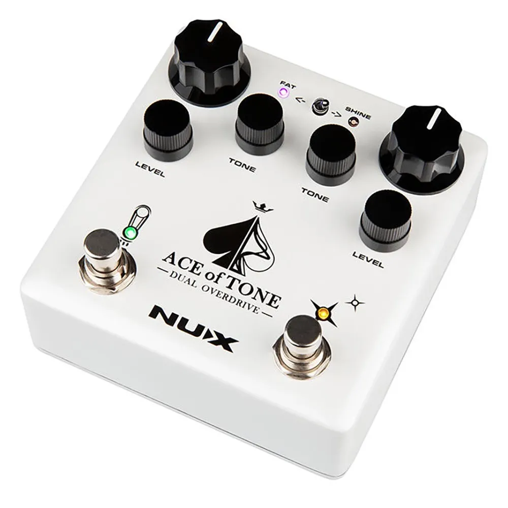 NUX NDO-5 Ace Of Tone Dual Overdrive Guitar Effects Pedal - image 5