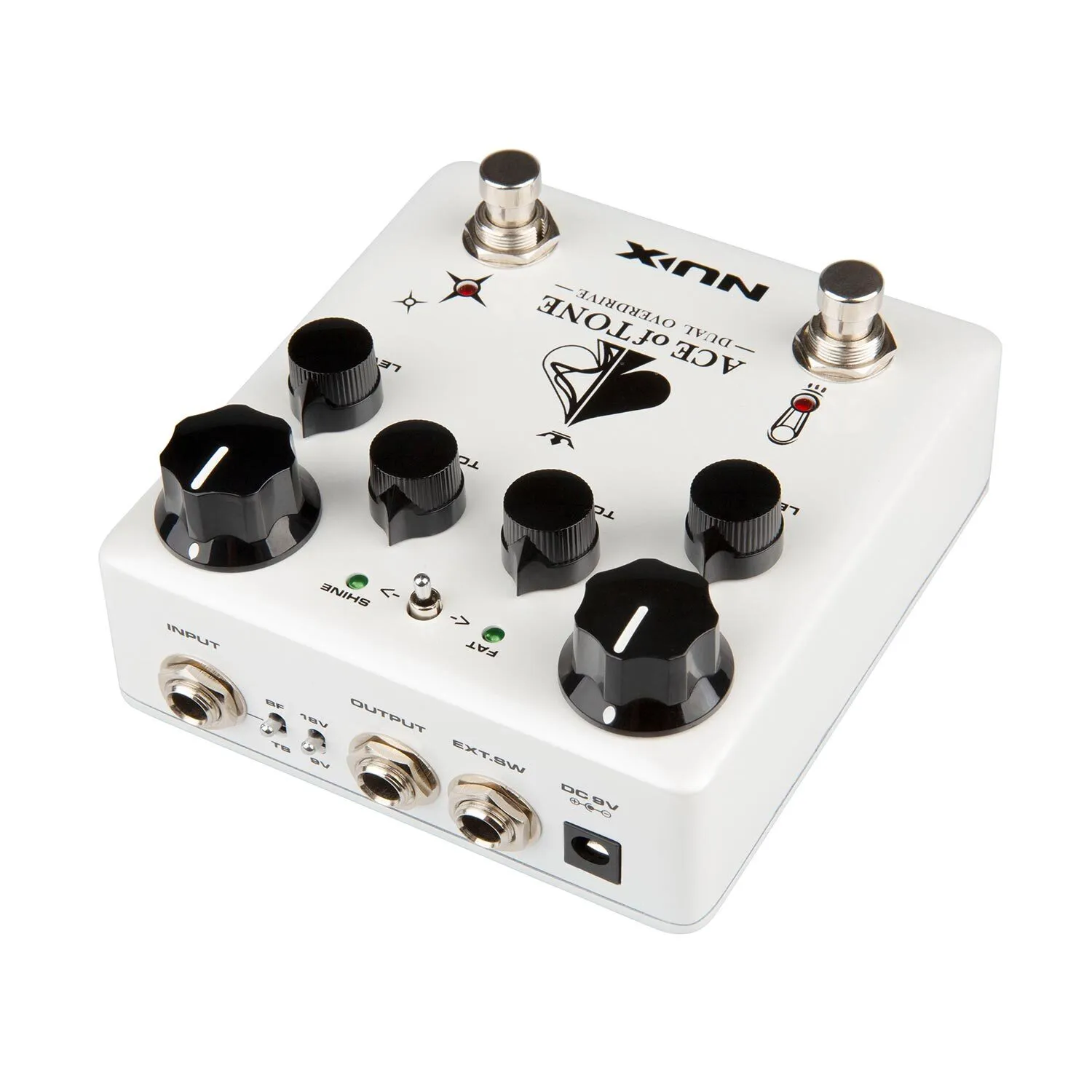 NUX NDO-5 Ace Of Tone Dual Overdrive Guitar Effects Pedal - image 7