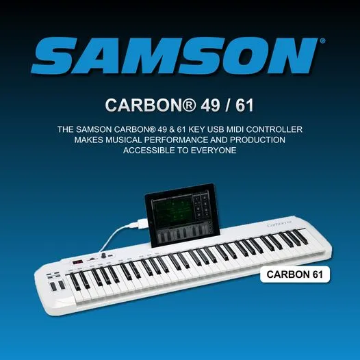 Samson Carbon 61 USB MIDI Controller - image 3