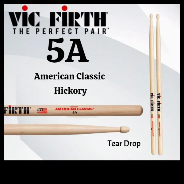 Vic Firth American Classic 5A White Drum Sticks