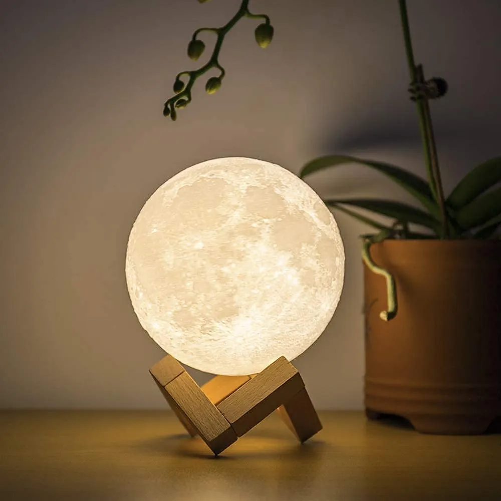 Generic Moon Lamp USB LED Night Lights Touch Sensor 5 Color
