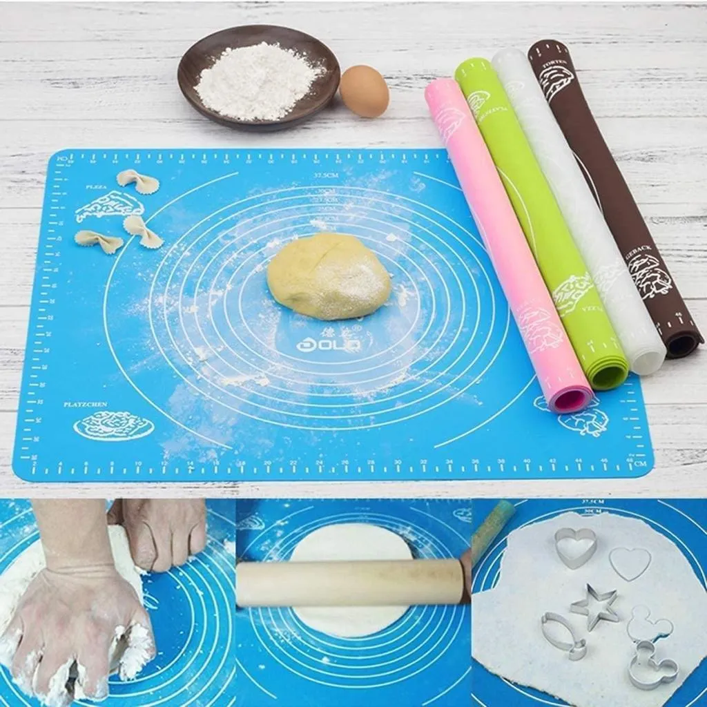 Generic Silicone Pad Baking Mat Pastry Rolling & Pizza Dough
