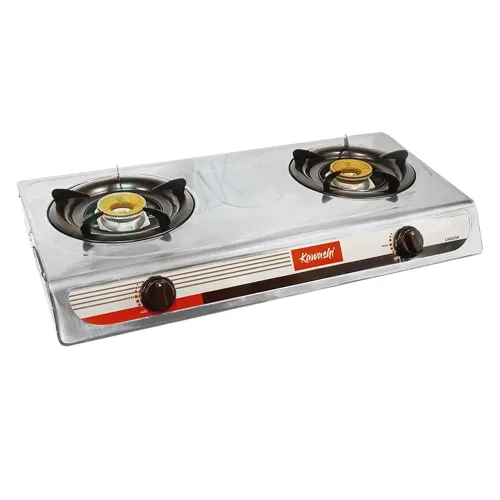 Kawashi Two Burner Stainless Steel Gas Cooker