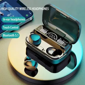 Generic M10 TWS Wireless Earbuds Bluetooth 5.1 Full Touch Control