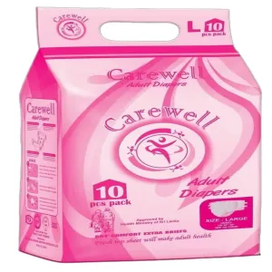 Carewell Adult Diapers L (8-14kg) Essential Pack