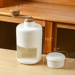 Generic White Manual Ice Crusher Ice Shaver