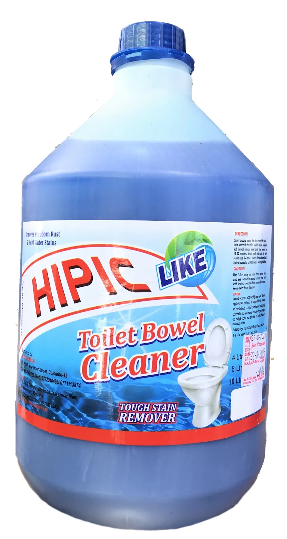 Generic Toilet Bowl Cleaner Tough Stain Remover 4 Liter