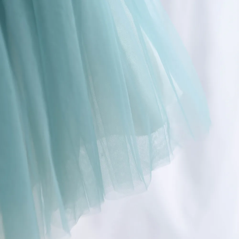 Generic Party Frock Green For Girls 12-18M - image 3
