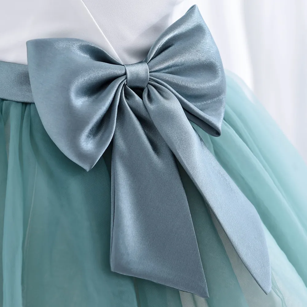 Generic Party Frock Green For Girls 12-18M - image 5