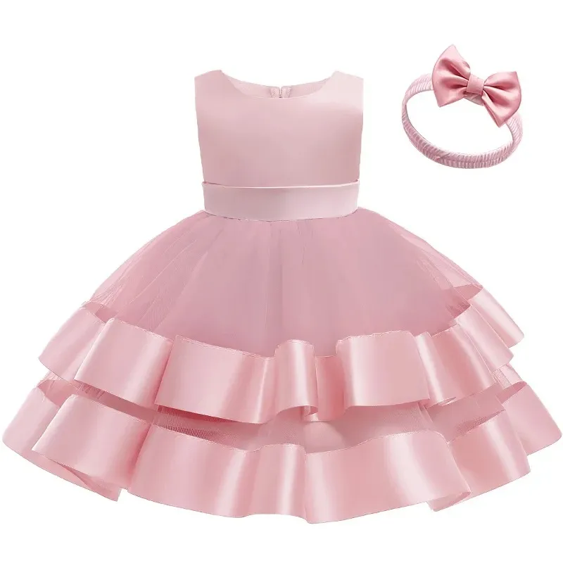 SHEENS Baby Girl 1st Birthday Princess Dress Pink