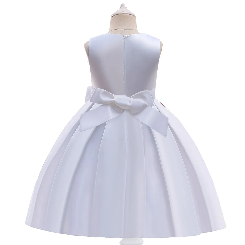 Generic Blue Party Casual Frock Dress for Girls 1-6 Years - image 4