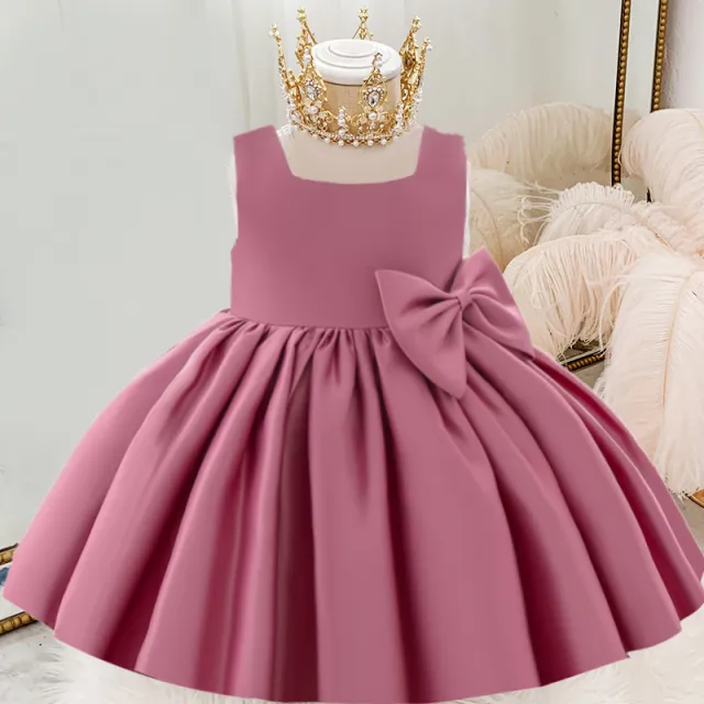 Generic Pink Party Casual Frock Dress for Girls