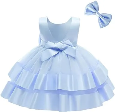 S H E E N S 2-6 Years Baby Girl Ruffle Lace Backless Pageant Dress - image 3