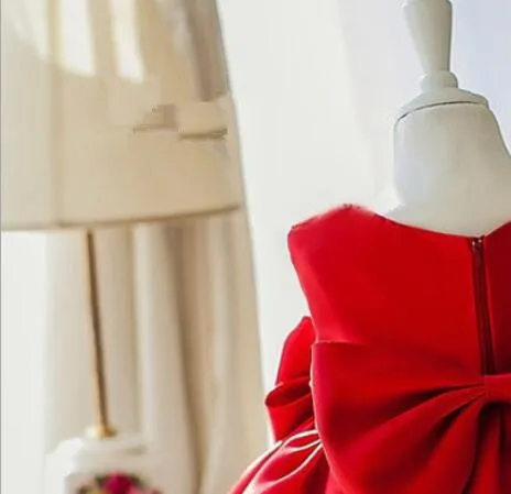 Monline Store Frock Dress Red 10Y Party Wedding Casual - image 3