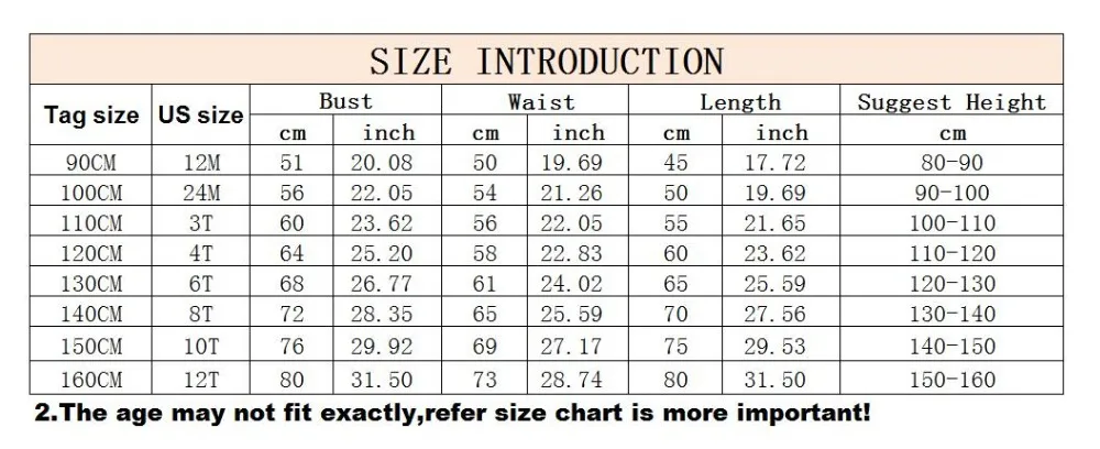 Generic Party Casual Frock Dress Girls 1-12 Years Red - image 4