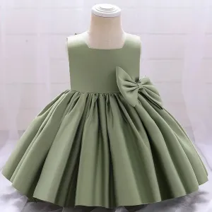 Generic Green Adorable Party Frocks Baby Girls