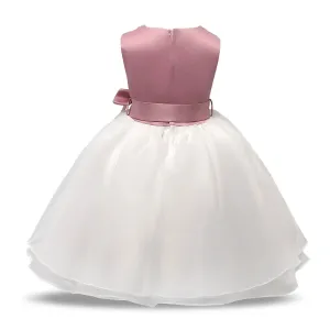 Generic Party Casual Frock Pink 1-8 Years